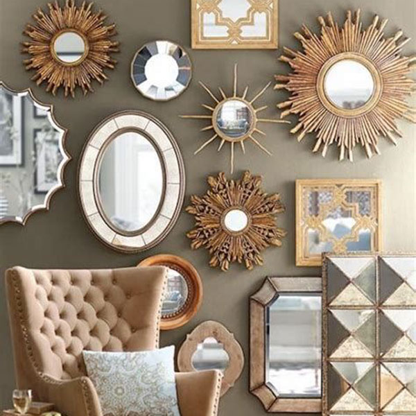 Care craft inc - Exporter & Manufacturer of Decorative Wall Mirror Set based in Moradabad, India.